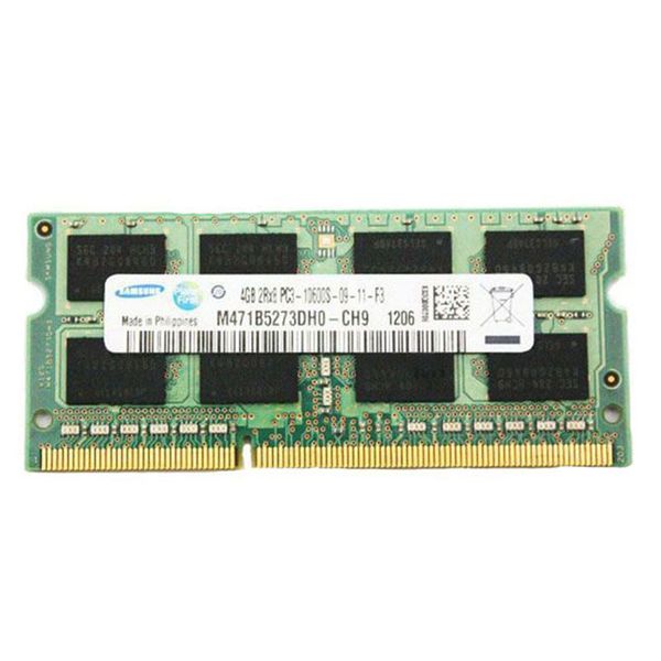 رم لپ تاپ 1333مگاهرتز DDR3 تک کاناله سامسونگ CL11 مدل M471B5273DH0 ظرفیت 4 گیگابایت