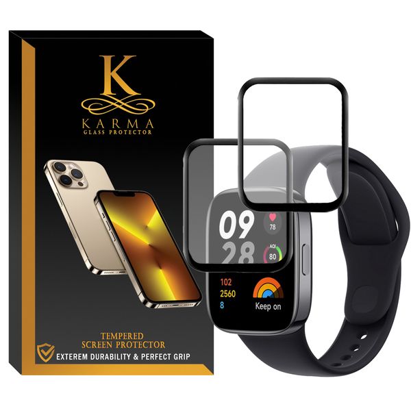 محافظ صفحه نمایش کارما مدل KA-PM مناسب برای ساعت هوشمند شیائومی Redmi Watch 3 بسته دو عددی