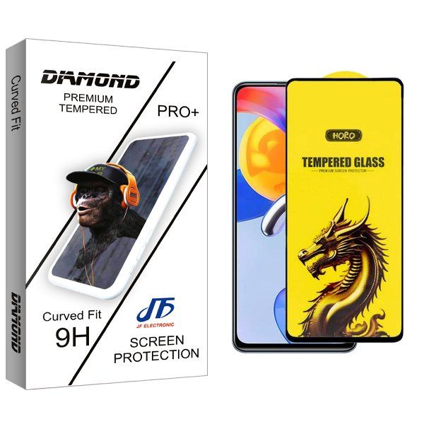 محافظ صفحه نمایش جی اف مدل Diamond Y-Horo مناسب برای گوشی موبایل شیائومی redmi note 11s