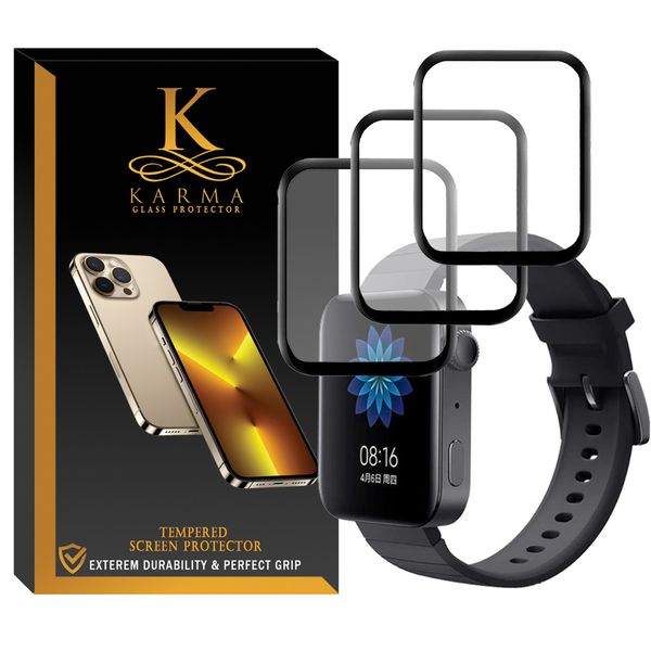 محافظ صفحه نمایش کارما مدل KA-PM مناسب برای ساعت هوشمند شیائومی Mi Watch بسته سه عددی