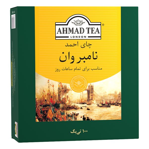 چای کیسه ای نامبروان  احمد بسته 100 عددی