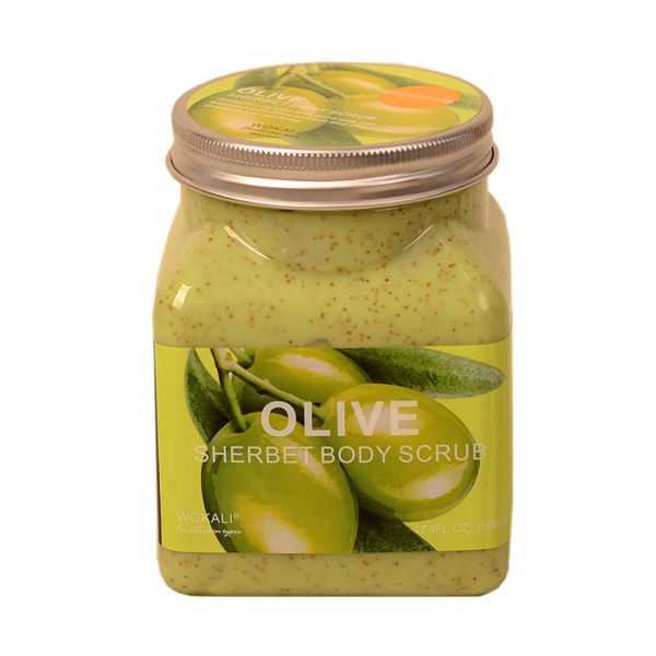 اسکراب لایه بردار پوست وکالی مدل Olive حجم 500 میلی لیتر