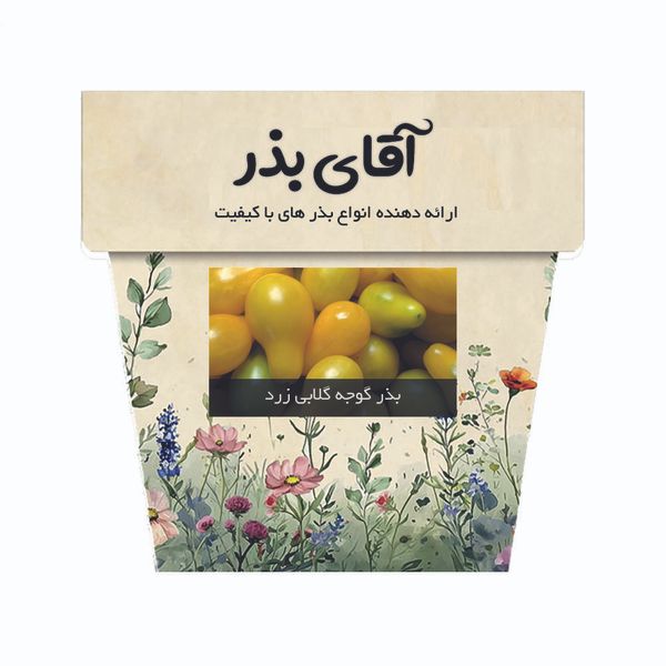 بذر گوجه گلابی زرد آقای بذر کد 12