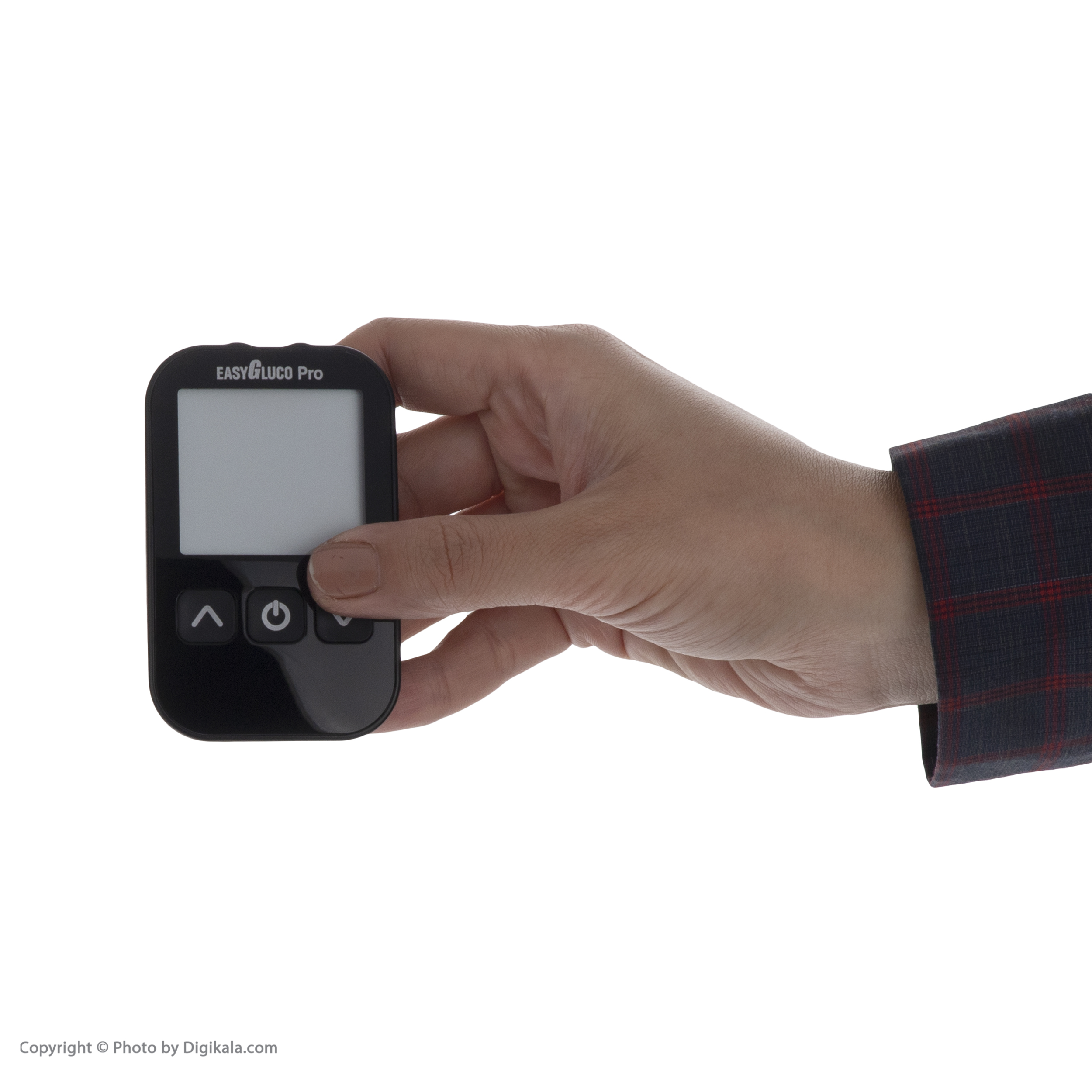 دستگاه تست قند خون اینفوپیا مدل Easy Gluco Pro مجهز به نرم افزار هوشمند، اشتراک 1 ساله پایش سلامت آنلاین و 8 بسته نوار تست 50 عددی