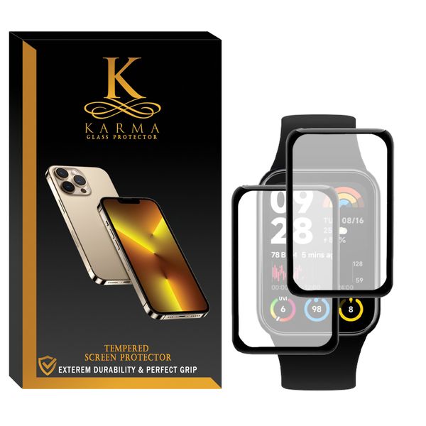 محافظ صفحه نمایش کارما مدل KA_PM مناسب برای ساعت هوشمند شیائومی Mi Band 8 Pro بسته 2 عددی