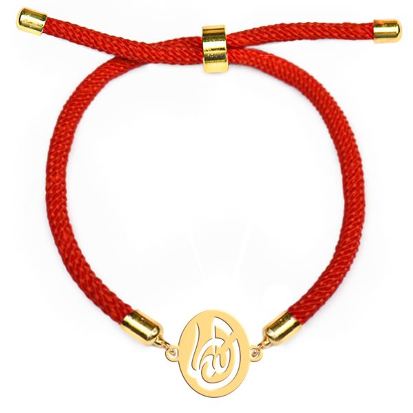 دستبند طلا 18 عیار زنانه فرشته مدل الله WBLALR-000035