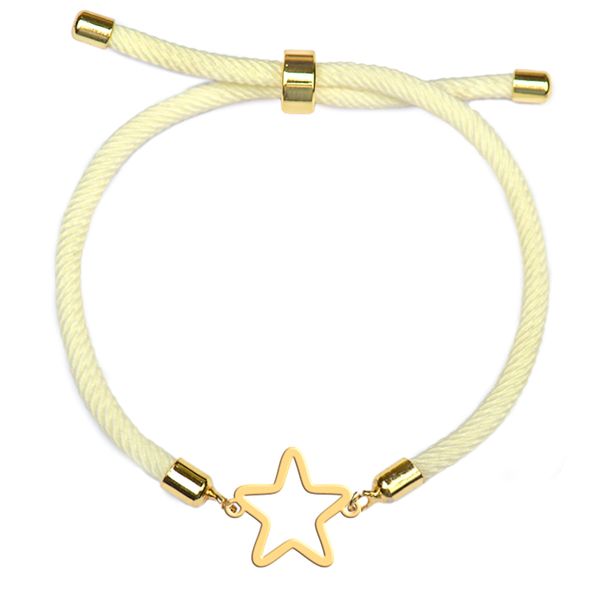 دستبند طلا 18 عیار زنانه فرشته مدل ستاره WBLAM-000022