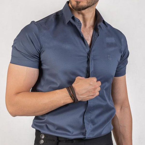پیراهن آستین کوتاه مردانه مدل W3