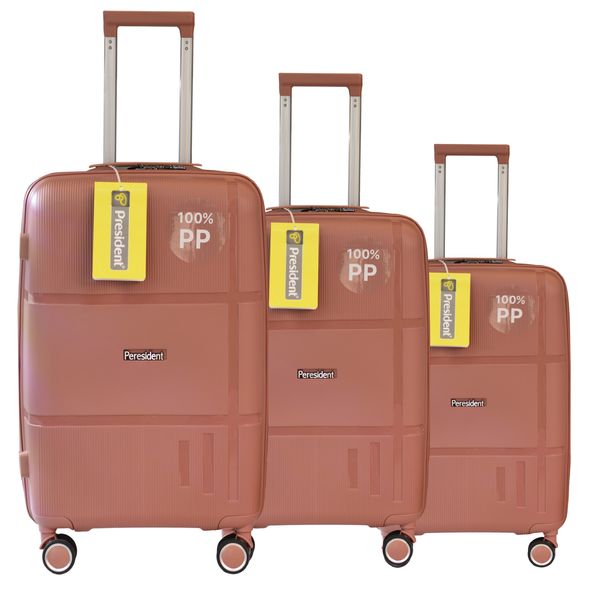 مجموعه سه عددی چمدان پرزیدنت کد 01
