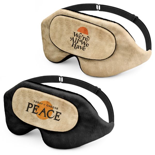 چشم بند خواب کاوا ماسک مدل صلح C24 مجموعه 2 عددی