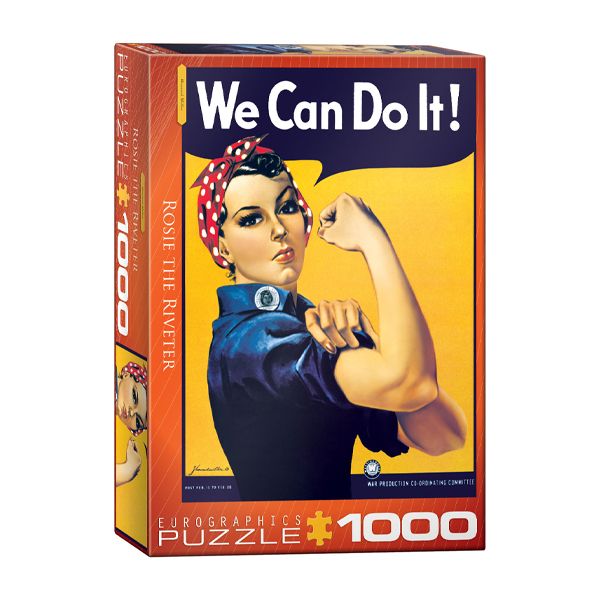 پازل 1000 تکه یوروگرافیکس پازلز مدل 1292 Rosie the Riveter