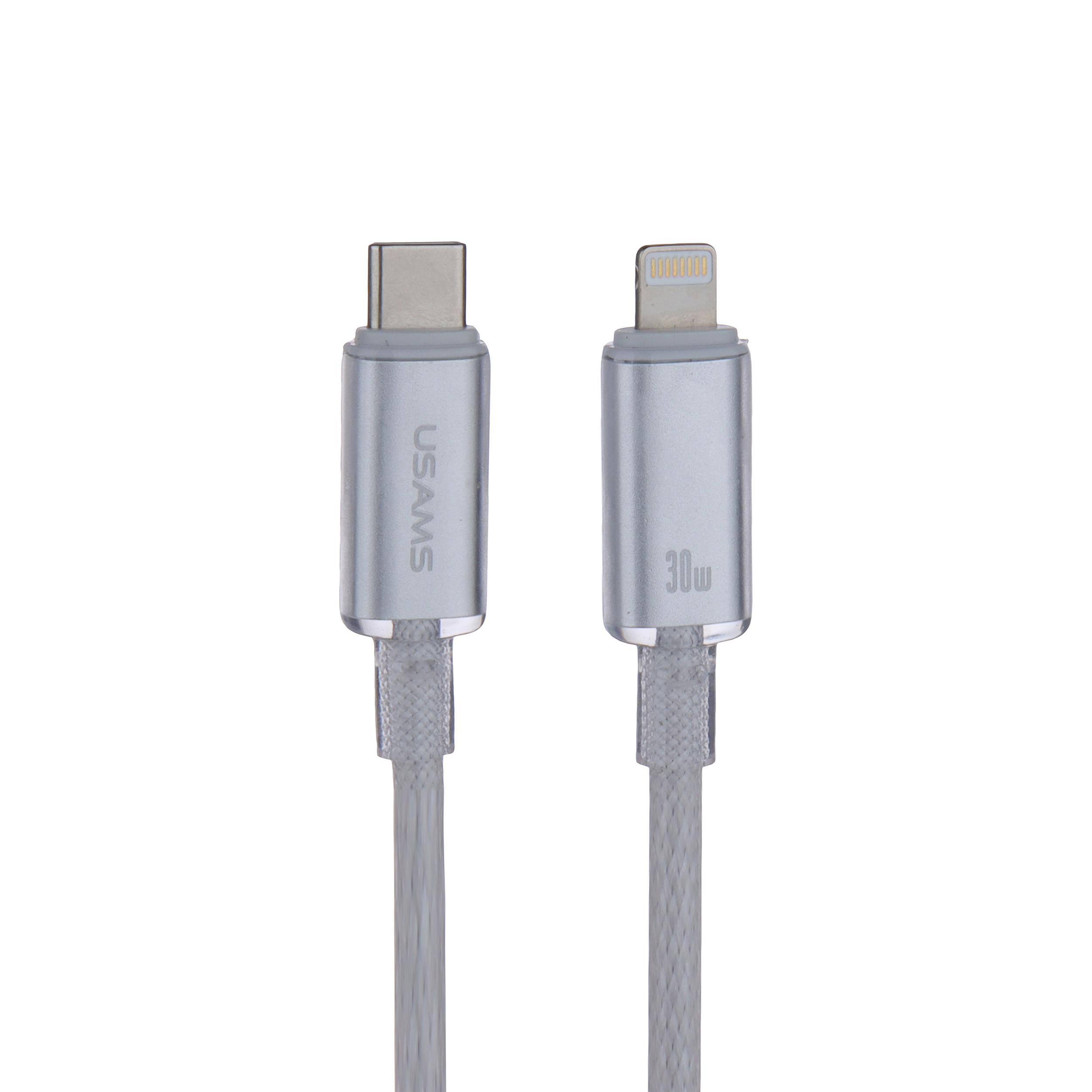کابل تبدیل USB-C به لایتنینگ یوسمز مدل US-SJ659 30W طول 1.2 متر