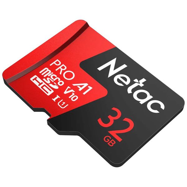 کارت حافظه MicroSDHC نتاک مدل P500 Extreme Pro کلاس 10 استاندارد V10/A1 سرعت 100MBps  ظرفیت 32 گیگابایت به همراه آداپتور SD
