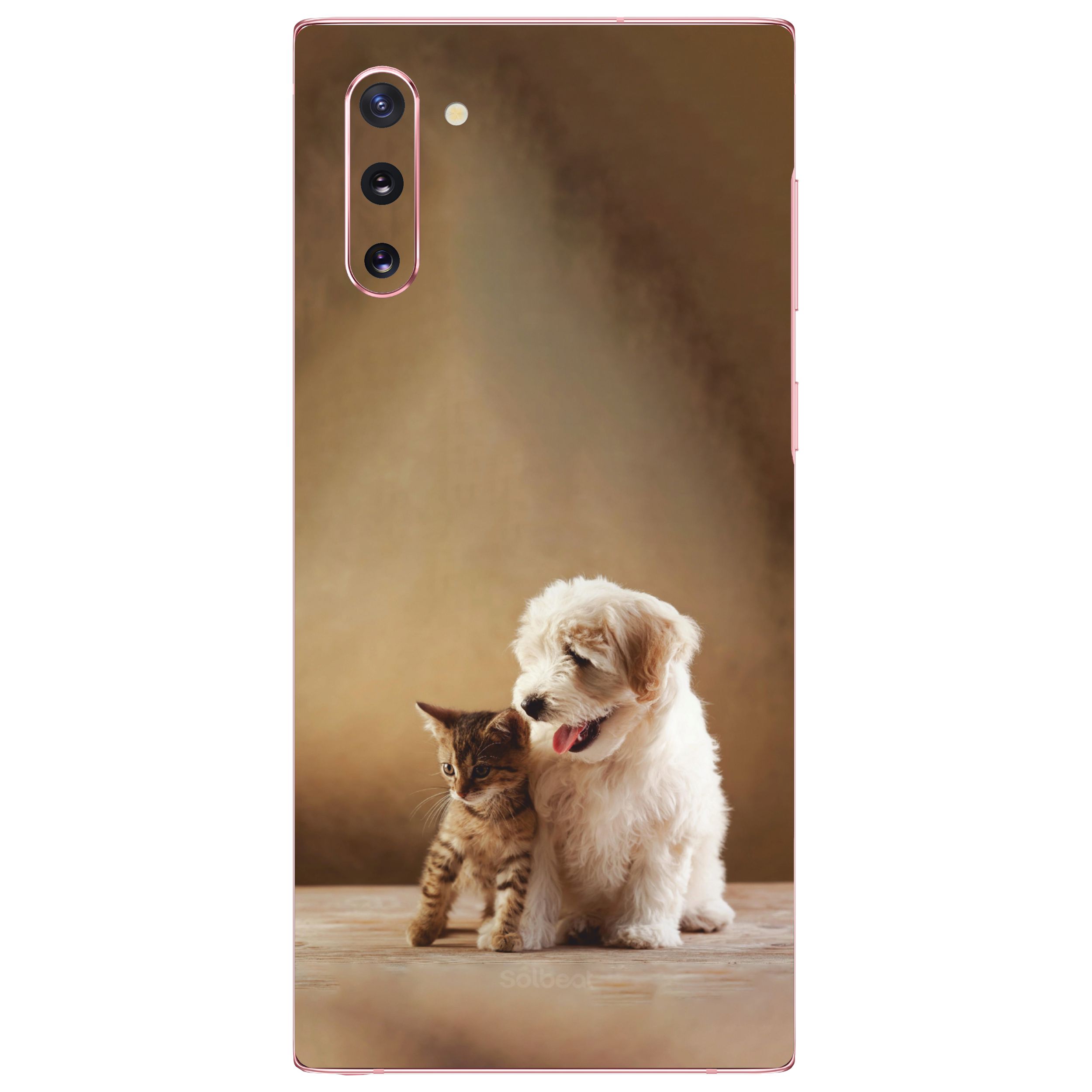 برچسب پوششی سلبیت مدلCAT &amp; DOGمناسب برای گوشی موبایل سامسونگ Galaxy Note 10