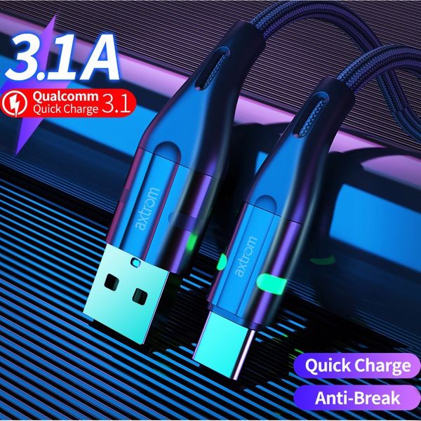 کابل تبدیل USB به USB-C اکستروم مدل ACB90UCA1 60W طول 1 متر