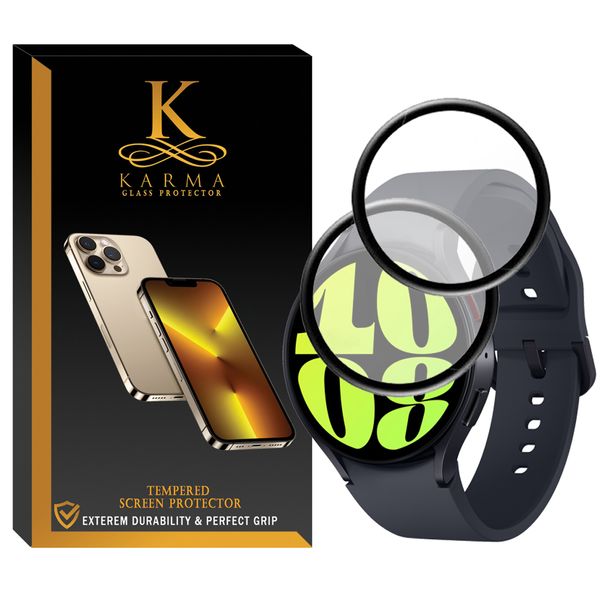 محافظ صفحه نمایش کارما مدل KA-PM مناسب برای ساعت هوشمند سامسونگ Galaxy Watch 6 44 mm بسته دو عددی