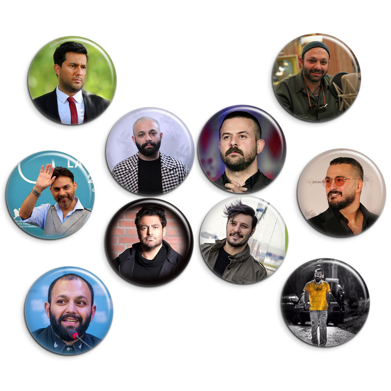 پیکسل پرمانه طرح بازیگران ایرانی کد pmg.128 مجموعه 10 عددی