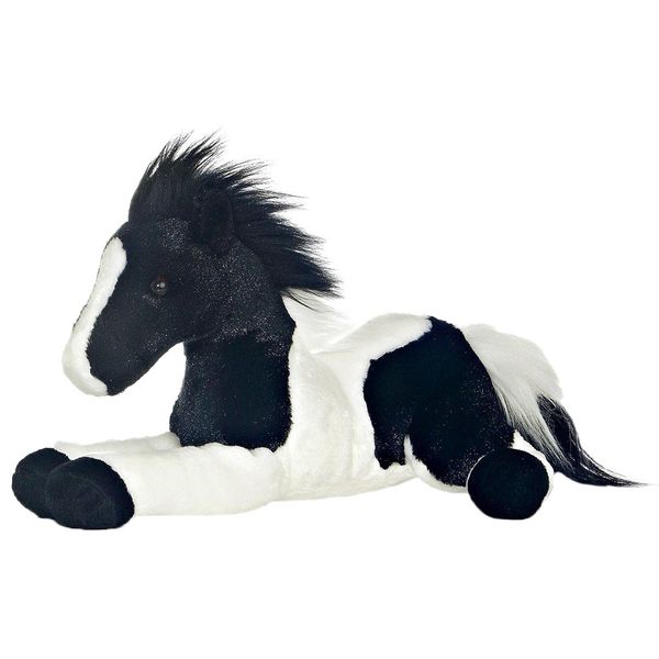 عروسک آرورا طرح اسب مدل Aurora Flopsies Pinto Horse کد SZ12/977 طول 35 سانتی‌متر