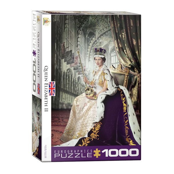 پازل 1000 تکه یوروگرافیکس پازلز مدل 6000-0919 Queen Elizabeth II