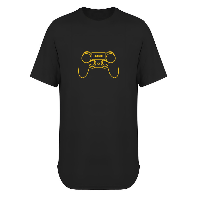 تی شرت لانگ آستین کوتاه مردانه مدل Gamer طرح Joystick کد G005