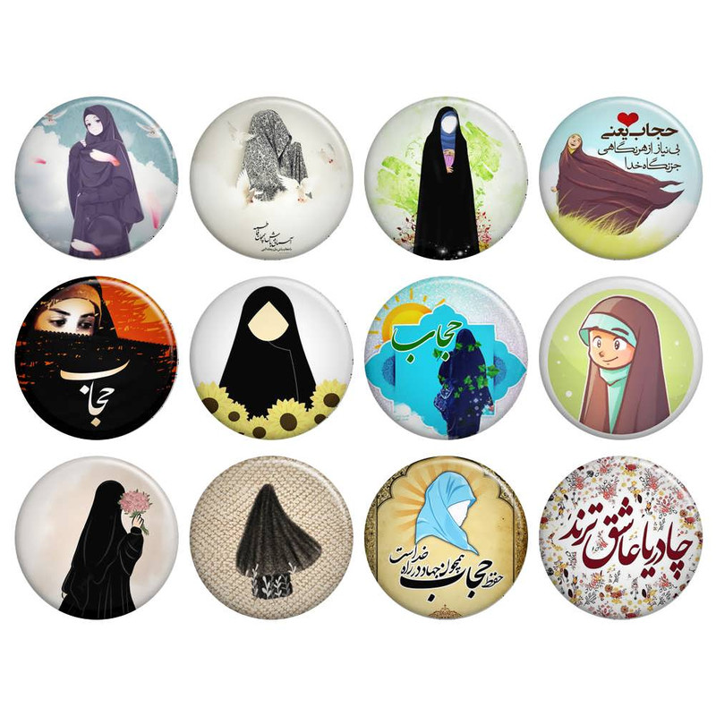 پیکسل گالری باجو طرح حجاب کد 12 مجموعه 12 عددی