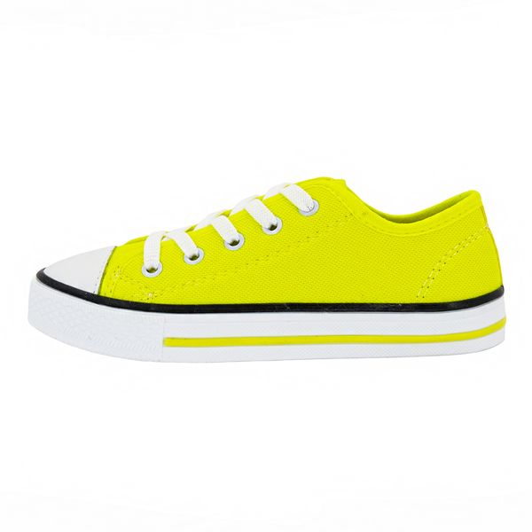 کفش راحتی  مدل آل استار بندی رنگ زرد