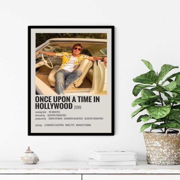 تابلو آتریسا طرح پوستر فیلم Once Upon a Time in Hollywood مدل ATM790