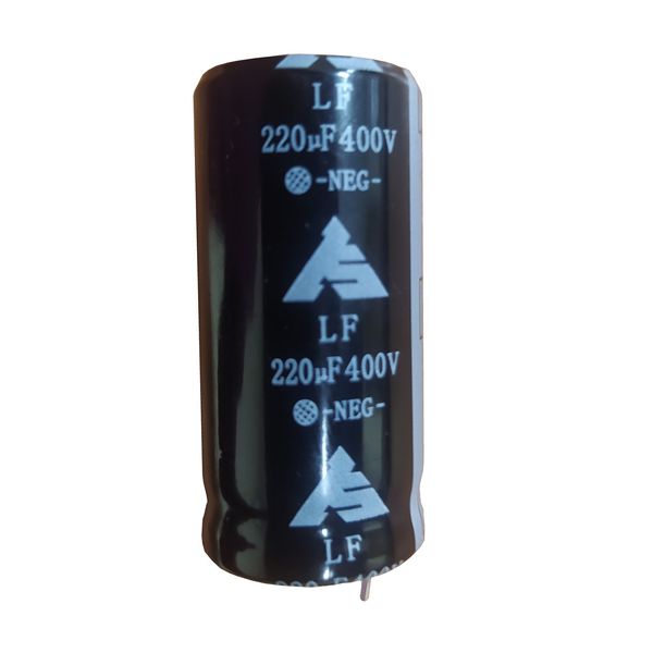 خازن الکترولیت 400 ولت 220 میکروفاراد مدل LF