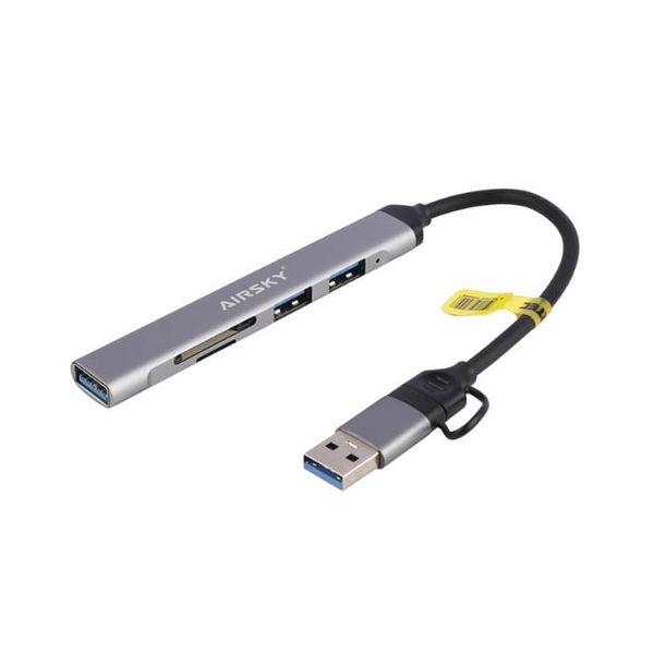 هاب 5 پورت USB-C ایراسکای مدل HC-77A