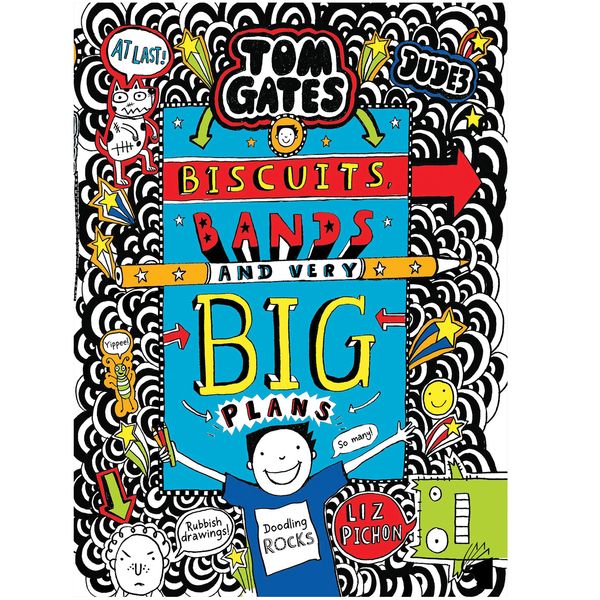 کتاب Tom Gates Biscuits Bands and Very Big Plans اثر Liz Pichon انتشارات معیار علم