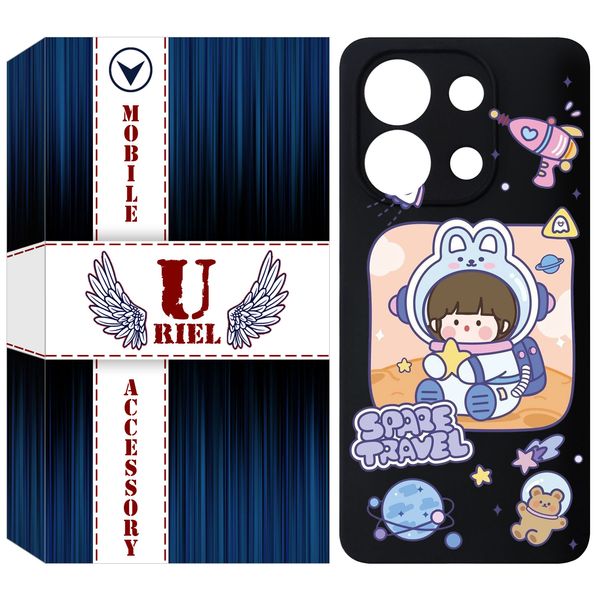 کاور یوریل مدل KSH کد 9 طرح دختر فضانورد مناسب برای گوشی موبایل شیائومی Redmi Note 13 4G