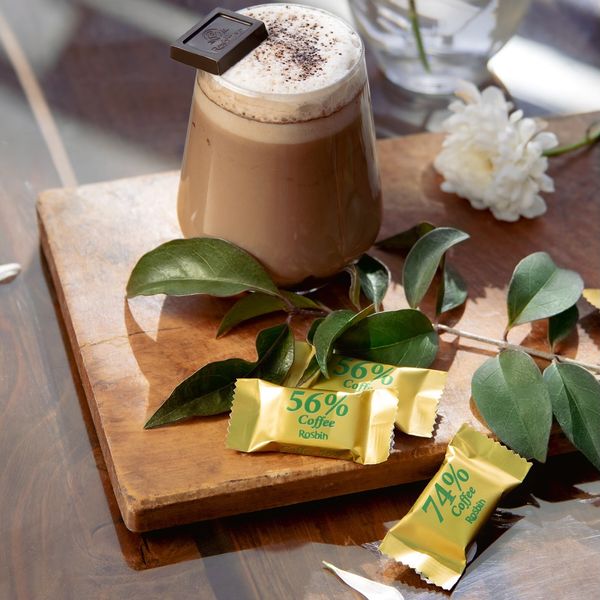 شکلات تلخ 74 درصد قهوه رزبین استار - 1000 گرم