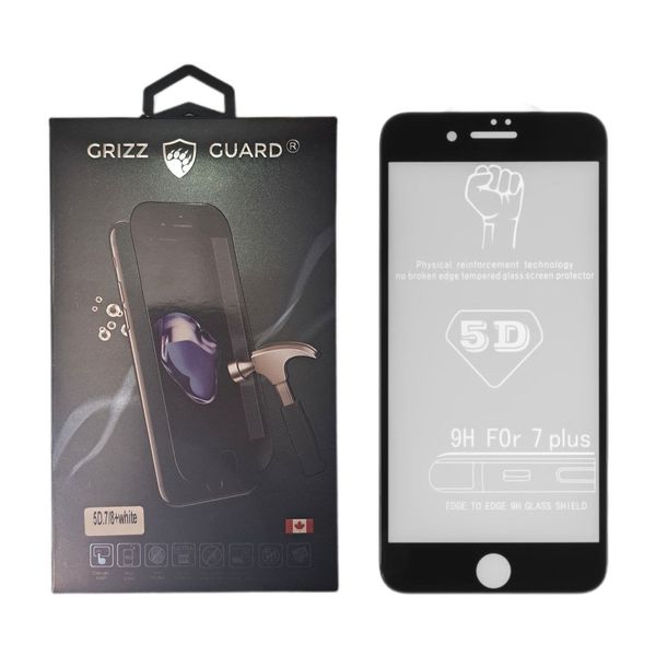 محافظ صفحه نمایش گارد مدل 5D مناسب برای گوشی موبایل اپل +iPhone 7+ / 8