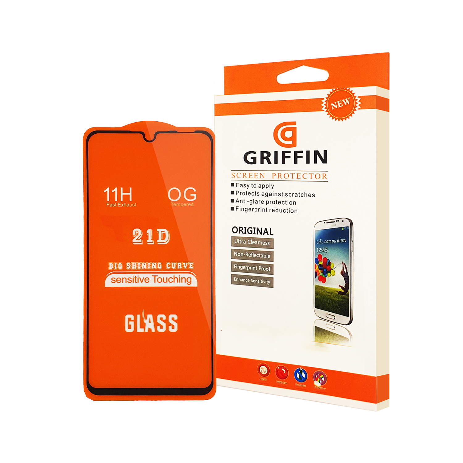 محافظ صفحه نمایش گریفین مدل F21 GN to مناسب برای گوشی موبایل هوآوی P30 lite