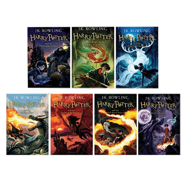 کتاب Harry Potter Box Set: The Complete Collection  اثر J.K. Rowling انتشارات بلومزبری  7 جلدی