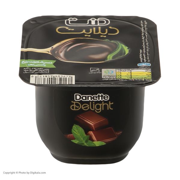دسر فرانسوی دنت دیلایت با طعم شکلات تلخ و سیروپ نعنا - 100 گرم