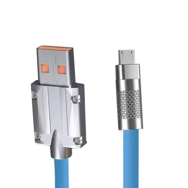 کابل تبدیل MicroUSB به USB سوپر فست مدل 120W طول1.20متر