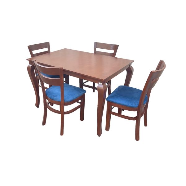میز و صندلی ناهارخوری 4 نفره گالری چوب آشنایی مدل 762-Ro4