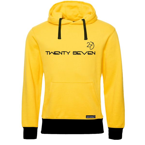 هودی مردانه 27 مدل TWENTY SEVEN کد W14 رنگ زرد 