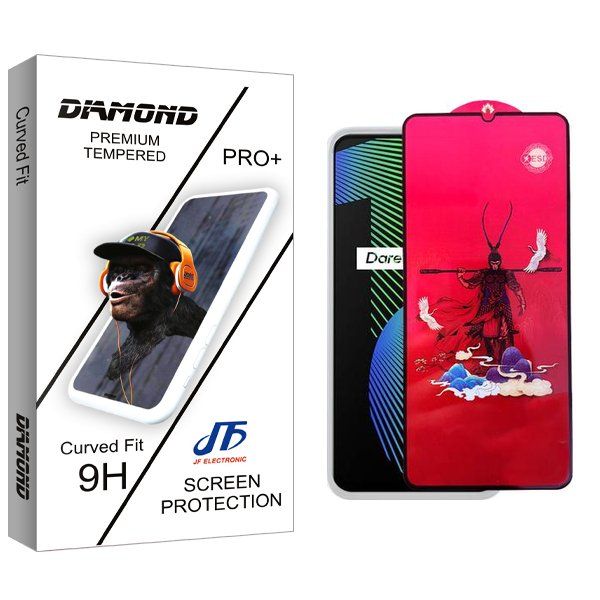 محافظ صفحه نمایش جی اف مدل Diamond king مناسب برای گوشی موبایل ریلمی Narzo 10