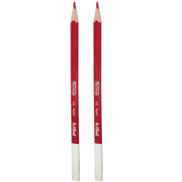  مداد قرمز آرت لاین کد EPH-02 بسته 2 عددی