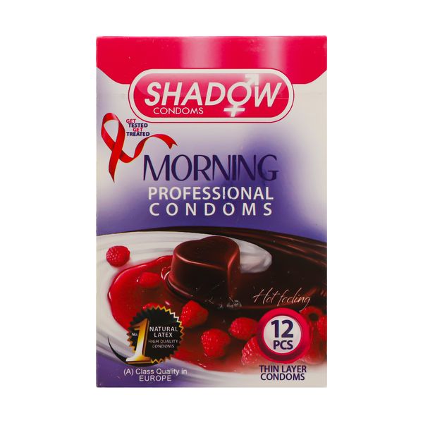 کاندوم شادو مدل MORNING بسته 12 عددی