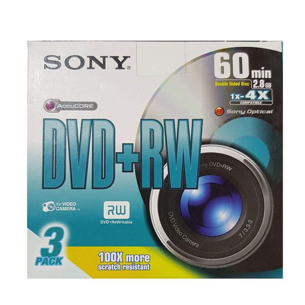 مینی دی وی دی سونی مدل DVD+RW 60 Min