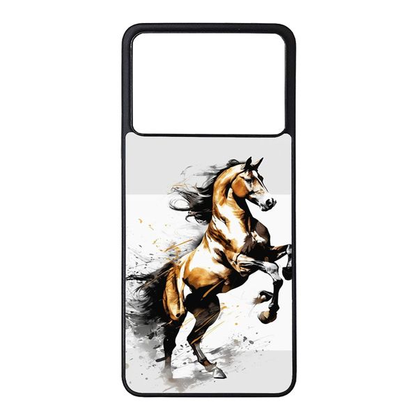  کاور گالری وبفر طرح اسب مناسب برای گوشی موبایل شیائومی poco x6 pro