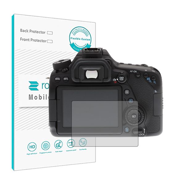 محافظ صفحه نمایش دوربین شفاف راک اسپیس مدل HyGEL مناسب برای دوربین عکاسی کانن 80D 