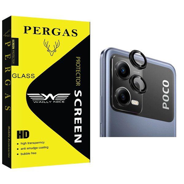 محافظ لنز گوشی وایلی نایس مدل Pergas ringi مناسب برای گوشی موبایل شیائومی Poco X5 Pro