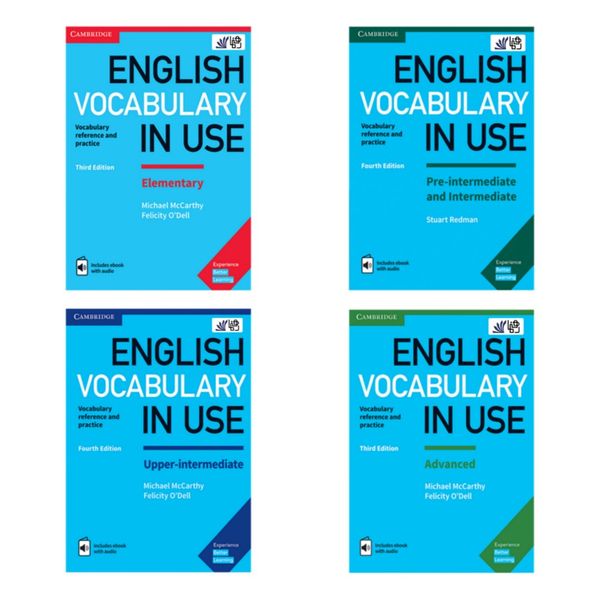 کتاب Vocabulary in Use English اثر Michael McCarthy and Felicity ODell انتشارات رهنما 4جلدی