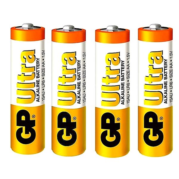 باتری قلمی جی پی مدل Ultra Alkaline بسته ۴ عددی  