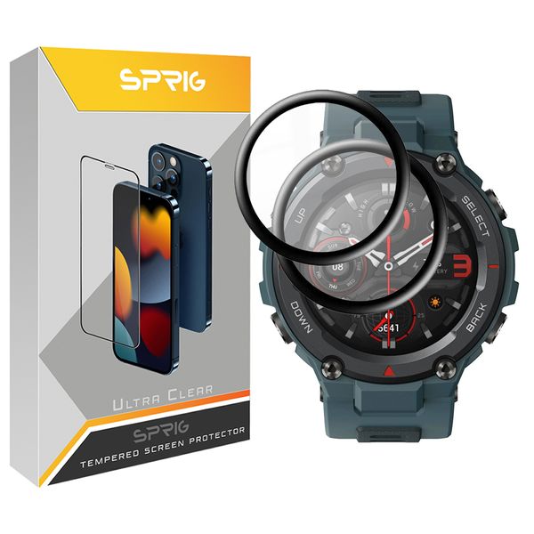 محافظ صفحه نمایش نانو اسپریگ مدل Pmma-SPG مناسب برای ساعت هوشمند امیزفیت T-Rex بسته دو عددی