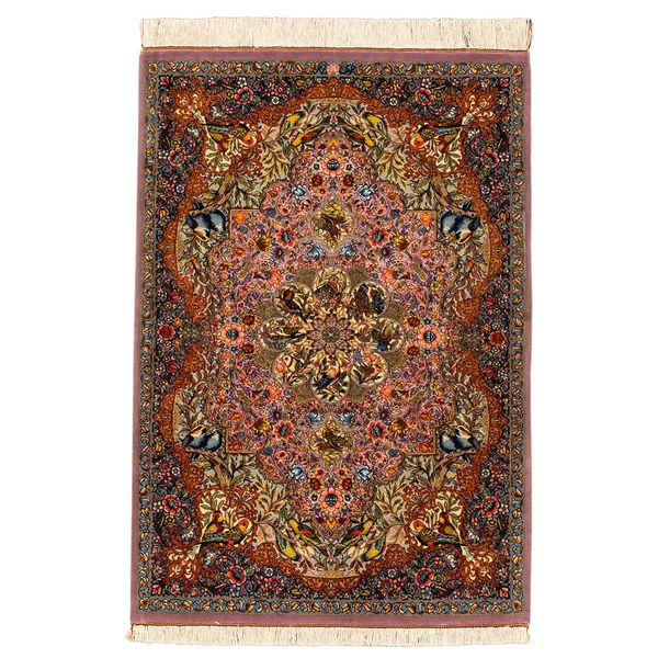 فرش دستباف یک و نیم متری شرکت سهامی فرش ایران کد 417149